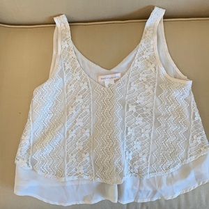 Size small lace tank top